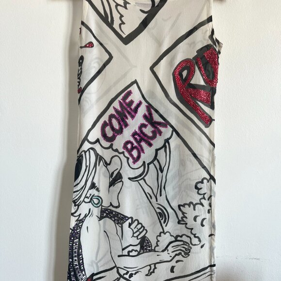 "Fish Fry" see through dress / Size XS-S - Picture 4 of 10